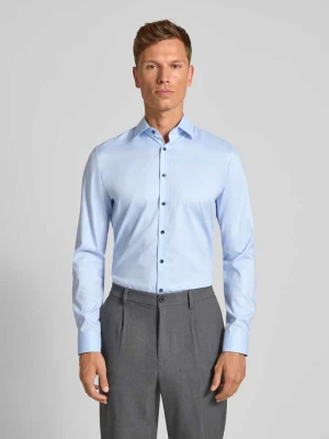 Koszula biznesowa o kroju Super Slim Fit z kołnierzykiem typu kent OLYMP No. Six