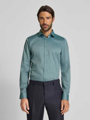 Koszula biznesowa o kroju Super Slim Fit z kołnierzykiem typu kent OLYMP No. Six