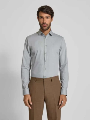 Koszula biznesowa o kroju super slim fit z kołnierzykiem typu kent OLYMP No. Six