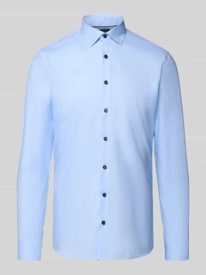 Koszula biznesowa o kroju Super Slim Fit z kołnierzykiem typu kent OLYMP No. Six