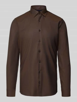 Koszula biznesowa o kroju Super Slim Fit z kołnierzykiem typu kent OLYMP No. Six