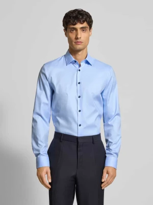 Koszula biznesowa o kroju Super Slim Fit z kołnierzykiem typu kent OLYMP No. Six