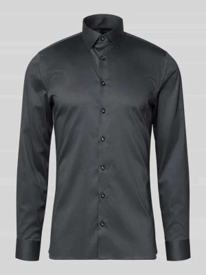 Koszula biznesowa o kroju Super Slim Fit z kołnierzykiem typu kent OLYMP No. Six
