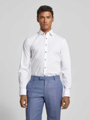 Koszula biznesowa o kroju super slim fit z kołnierzykiem under typu button down OLYMP No. Six