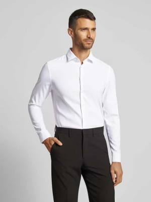 Koszula biznesowa o kroju super slim fit z listwą guzikową Jake*s