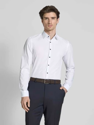 Koszula biznesowa o kroju super slim fit z listwą guzikową Jake*s