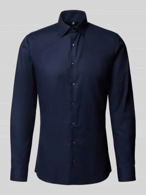 Koszula biznesowa o kroju super slim fit z listwą guzikową OLYMP No. Six
