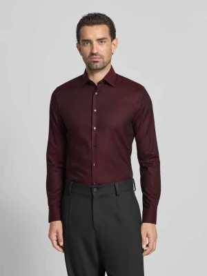 Koszula biznesowa o kroju super slim fit z listwą guzikową OLYMP No. Six