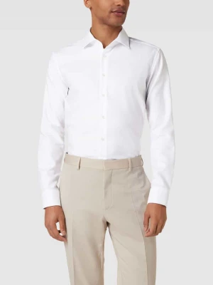 Koszula biznesowa o kroju super slim fit z tkaniny big twill Seidensticker Super SF