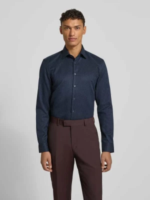Koszula biznesowa o kroju super slim fit z tkaniny two-ply z kołnierzykiem typu kent Jake*s