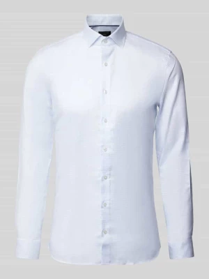 Koszula biznesowa o kroju super slim fit ze wzorem w kratę model ‘Royal’’ OLYMP No. Six