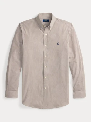 Koszula biznesowa Polo Ralph Lauren brązowy melanż