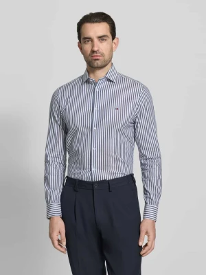 Koszula biznesowa slim fit z mieszanki bawełny Tommy Hilfiger Tailored