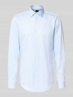 Koszula biznesowa w kroju regular fit z bardzo długim rękawem model 'H-JOE-K' Boss