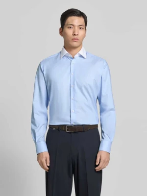 Koszula biznesowa z bawełny z kołnierzykiem typu kent Eterna