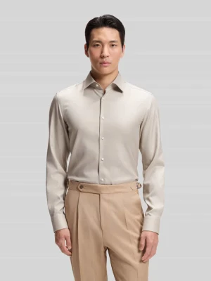 Koszula biznesowa z czystej bawełny w kroju slim fit model 'H-HANK-K' Boss Piaskowy