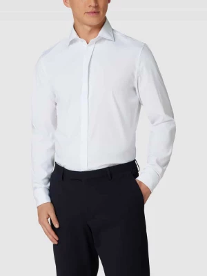 Koszula biznesowa z krytą listwą guzikową model ‘Party’ seidensticker