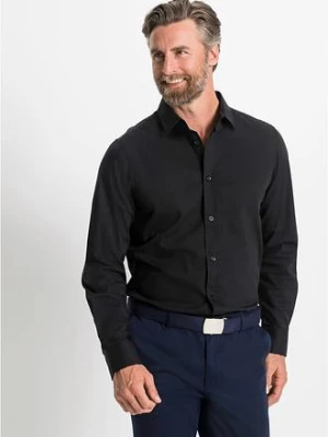 Koszula biznesowa ze stretchem, Slim Fit bonprix