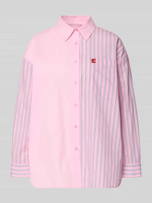 Koszula bluzowa o kroju relaxed fit z czystej bawełny model 'JOLIVIA' Essentiel Antwerp