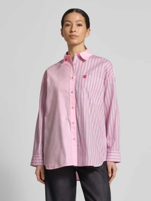 Koszula bluzowa o kroju relaxed fit z czystej bawełny model 'JOLIVIA' Essentiel Antwerp