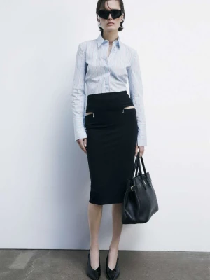 Koszula body w paski z długim rękawem PATRIZIA PEPE