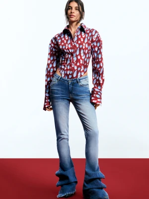 Koszula body z popeliny Egonlab Desigual