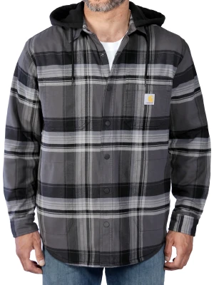 Koszula Carhartt Flannel Sherpa-Lined Shirt Jac - black