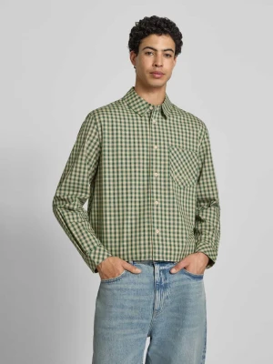 Koszula casual o kroju boxy fit z kieszenią na piersi Karl Kani