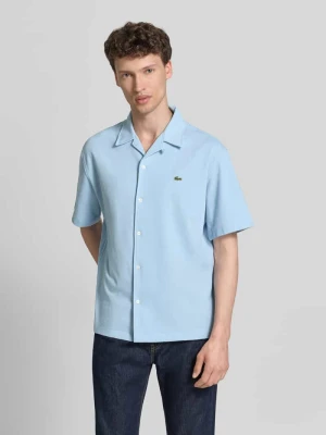Koszula casual o kroju relaxed fit z czystej bawełny Lacoste