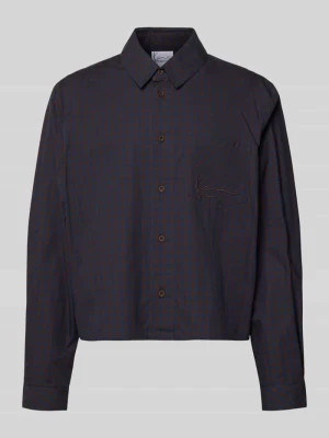 Koszula casual o kroju relaxed fit z kieszenią na piersi Karl Kani