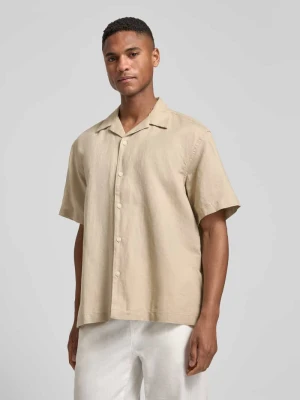 Koszula casual o kroju relaxed fit z mieszanki lnu i bawełny model 'RLXCLAY' Selected Homme