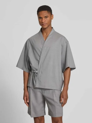 Koszula casual w stylu kopertowym, krój regular fit Bugatti