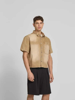 Koszula casual z bawełny, krój regular fit Don't Waste Culture Piaskowy