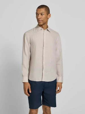 Koszula casual z czystego lnu w kroju regular fit model 'REGKYLIAN' Selected Homme