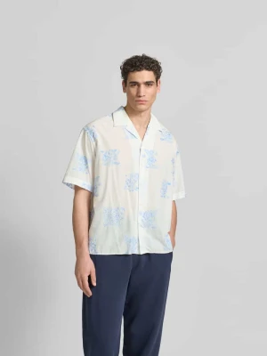 Koszula casual z haftowanym motywem allover Kenzo Biały
