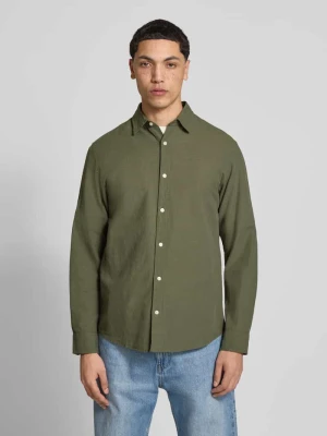 Koszula casual z kołnierzykiem kent, krój regular fit, model 'BREEZE' jack & jones