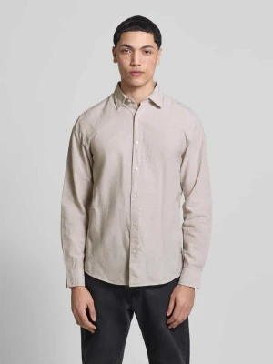 Koszula casual z kołnierzykiem kent, krój regular fit, model 'BREEZE' jack & jones