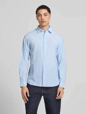 Koszula casual z kołnierzykiem kent, krój regular fit, model 'BREEZE' jack & jones