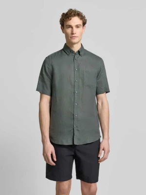 Koszula casual z lnu, krój regular fit Christian Berg Men