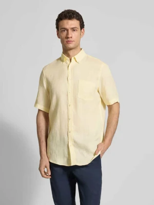 Koszula casual z lnu, krój regular fit Christian Berg Men