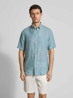 Koszula casual z lnu, krój regular fit Christian Berg Men