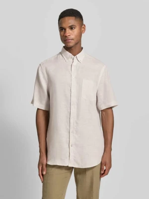 Koszula casual z lnu, krój regular fit Christian Berg Men