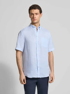 Koszula casual z lnu, krój regular fit Christian Berg Men