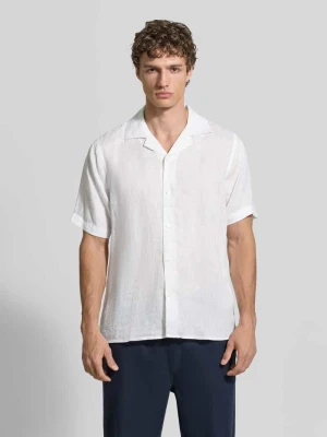 Koszula casual z lnu o kroju modern fit model 'CAMICIA' MARKUP