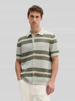 Koszula casual z mieszanki bawełny, krój regular fit Marc O'Polo Średnioszary
