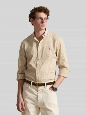 Koszula casual z mieszanki bawełny, krój regular fit Polo Ralph Lauren Beżowy