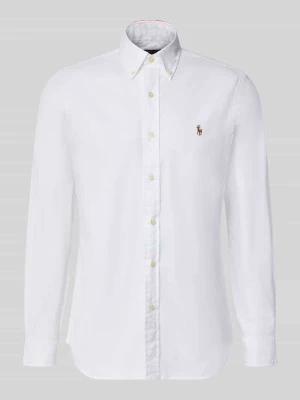 Koszula casual z mieszanki bawełny, krój regular fit Polo Ralph Lauren Biały