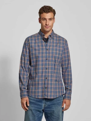 Koszula casualowa o kroju casual fit z kołnierzykiem typu button down OLYMP Level Five