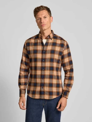 Koszula casualowa o kroju casual fit z kołnierzykiem typu button down OLYMP Level Five
