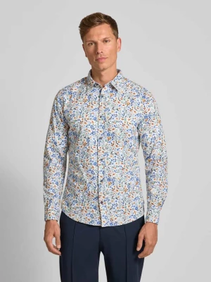 Koszula casualowa o kroju casual fit z kołnierzykiem typu kent i mankietami sportowymi OLYMP Level Five